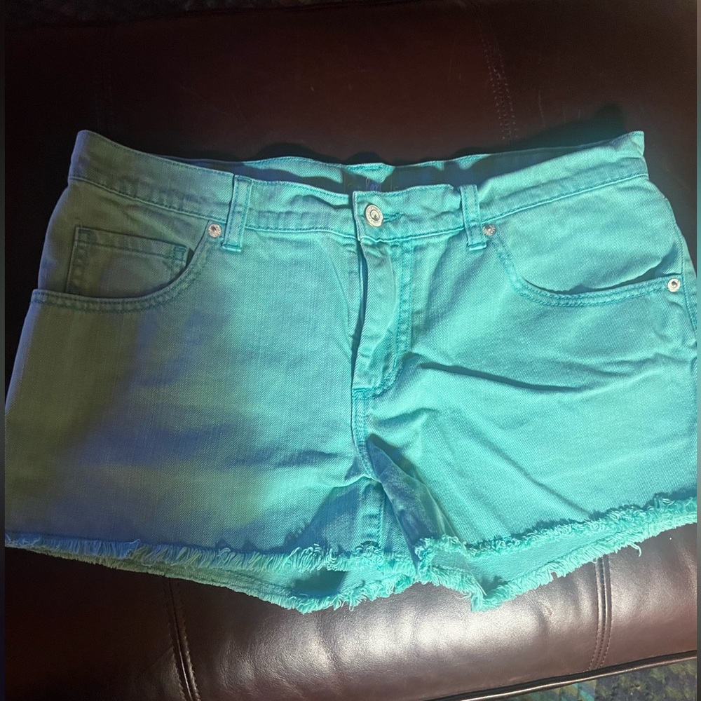 London Jean Teal Denim Short